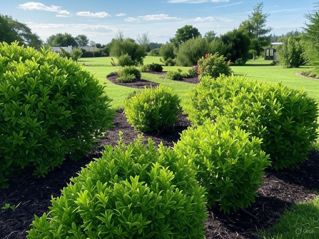 Landscaping application of compost